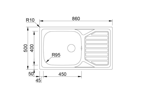 Evier LETO XL COMPACT